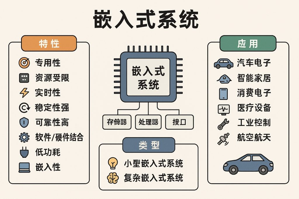 嵌入式系统简介——特性、类型、应用