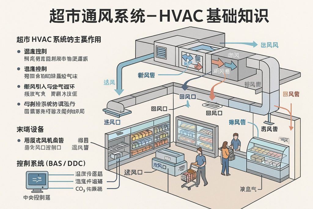 超市通风系统 – HVAC 基础知识