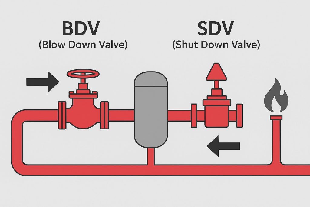 泄压阀（BDV）和截止阀（SDV）有什么区别？
